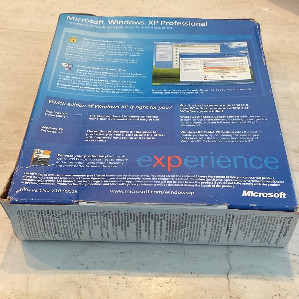 Microsoft Windows XP Professional Version 2002 Upgrade Operating System New - Picture 5 of 15